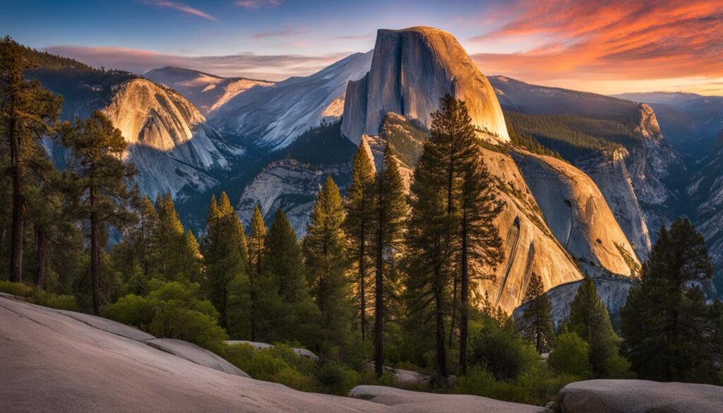 Half Dome hike in Yosemite National Park