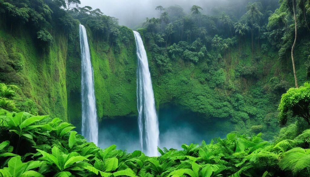 Kaua'i misty rainforests and waterfalls
