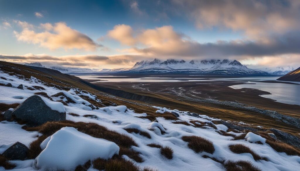 Northern Iceland windswept landscape Northern Iceland windswept landscape